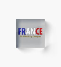 2018 World Cup Champions - France Acrylic Block