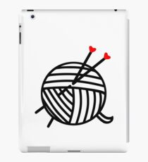 knit yarn - knitters gifts iPad Case/Skin