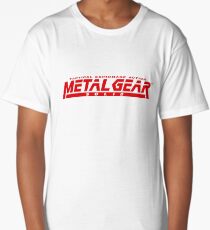 metal gear solid logo Long T-Shirt