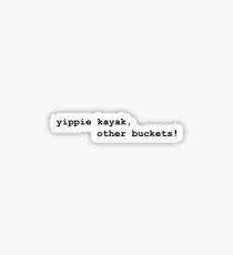 Yippie Kayak Sticker