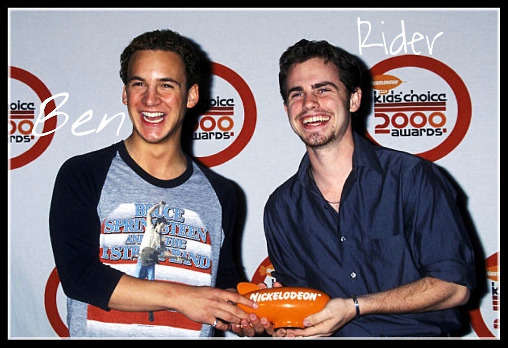 "Ben Savage and Rider Strong " by Savana Gutierrez Redbubble