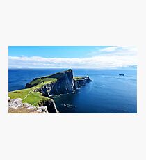 neist point lighthouse scotland Photographic Print
