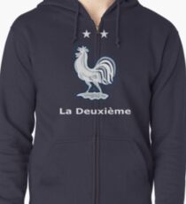 Sudadera con capucha y cremallera La deuxieme. Ganadores del Mundial de Francia 2018