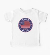 College, College Alaska, College sticker, College t shirt Baby T-Shirt