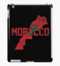 Morocco flag map iPad Case/Skin