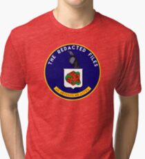 Redacted Files Podcast Logo Tri-blend T-Shirt