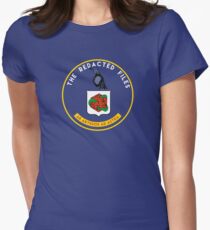 Redacted Files Podcast Logo Women's Fitted T-Shirt