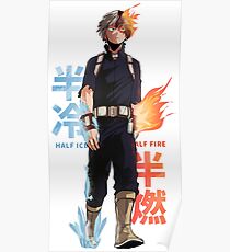 Boku no hero academy - My Hero Academy - Shoto Todoroki Poster