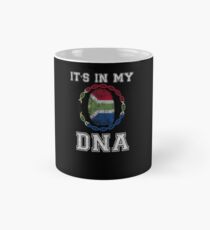 South Africa Its In My Dna Gift For South African From South Africa - DNA Strand and Thumbprint With South Africa Flag Mug