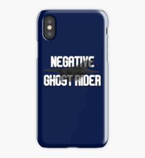 Negative Ghost Rider iPhone Case