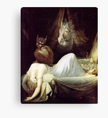 HD The Nightmare, by John Henry Fuseli HIGH DEFINITION Canvas Print