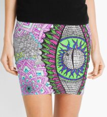 Eye Liner Mini Skirt