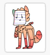 Paperface Design Sticker