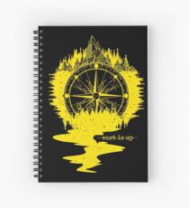 east is up style 3 Spiral Notebook