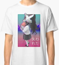 Camiseta clásica PERDIDO - Triste japonés estético