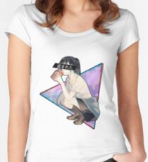 STOLEN - Sad Japanese Aesthetic Women's Fitted Scoop T-Shirt