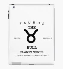 April May Birthday Gifts Born In April May Taurus Gift Zodiac Sign Horoscope iPad Case/Skin