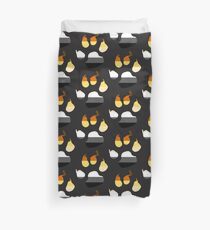 Bear Paw Print International Bear Brotherhood Flag Duvet Cover