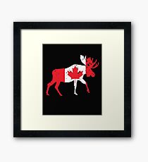 Canada Moose Shirt Framed Print