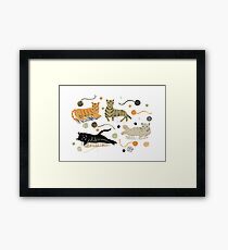 Cat Lounge Framed Print