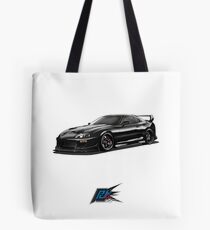 Bolsa de tela negro azabache TOYOTA supra
