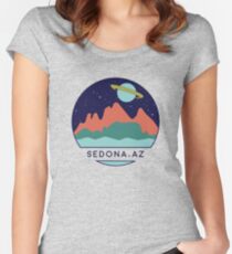 Sedona Arizona Nature Space Women's Fitted Scoop T-Shirt