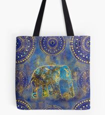 Blauer Elefant Tasche