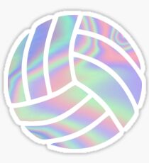 Iridescent Volley Ball Sticker