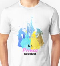 No Prince Needed Inspired Silhouette Unisex T-Shirt