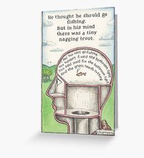Nagging Trout Greeting Card