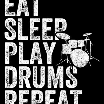  Eat Sleep Play Drums Repeat Women's Breathable