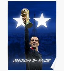Póster Antoine Griezmann - Francia - Campeones de la Copa Mundial 2018 - Champions Du Monde
