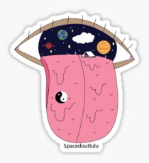 Pegatina Lengua espacial