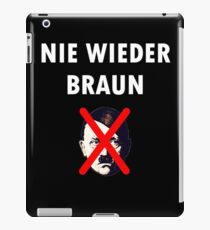 NEVER AGAIN BROWN iPad Case/Skin