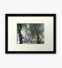 Church yard Framed Print