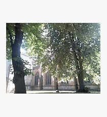 Church yard Photographic Print