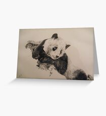 Panda Greeting Card