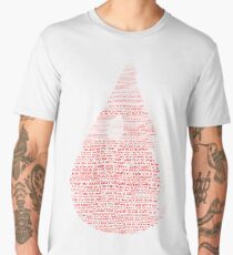 Donate Blood Motivation Drop Men's Premium T-Shirt