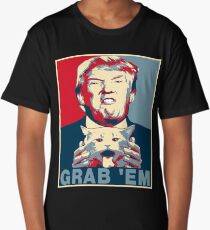 Trump Grab Em Poster Long T-Shirt