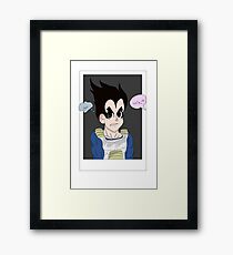 Vegeta Picture Time Framed Print
