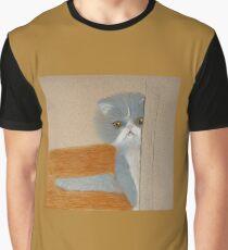 Precious Peeking from Behind a Door Graphic T-Shirt