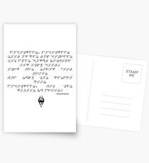 Dragonborn song Postcards
