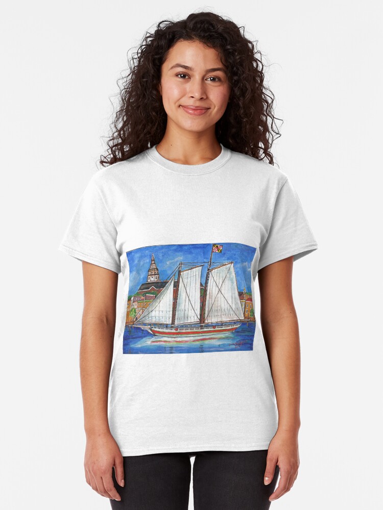 Alternate view of Sailing Annapolis Classic T-Shirt