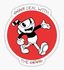 Cuphead- Don't deal with the devil Sticker