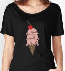 Funny Blobfish Perfect for Fish Lovers Icecream blobfish Women's Relaxed Fit T-Shirt