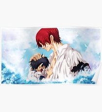 SHANKS LUFFY MUGIWARA Poster