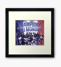 Champions du monde - france worldcup champion Framed Print