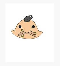 Funny Blobfish Perfect for Fish Lovers i was diving Photographic Print