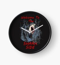 Graphic Design: Great White Shark Design, Welcome To The Dark Side Clock