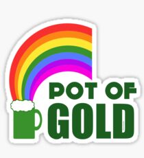 Pot Of Gold Sticker